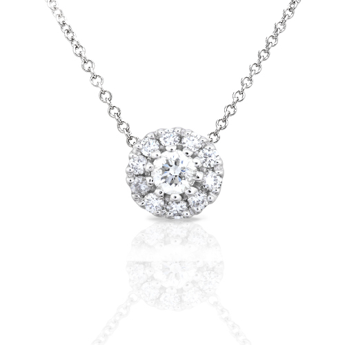 Round Brilliant Diamond Pendant "Solitaire" in 14K 1/3ct TW